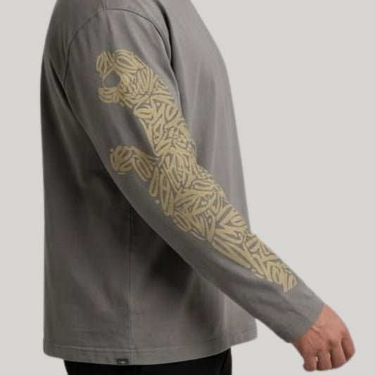 The Calligraphy Apex Long-Sleeve — Stone