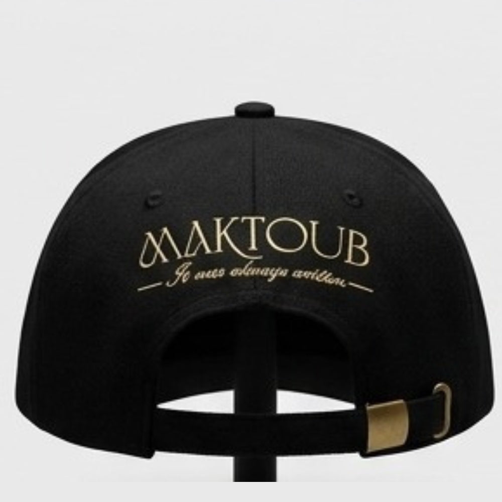 The Apex Calligraphy Cap — Obsidian